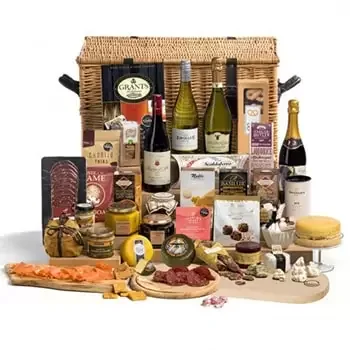 United Kingdom flowers  -  Wine Satisfaction Baskets Delivery