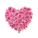 Italy flowers  -  Heart of Pink Roses Flower Bouquet/Arrangement