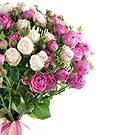 fiorista fiori di Firenze- Mazzo di peonie e rose bianche e rosa Bouquet floreale