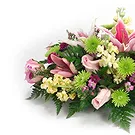 Mira flowers  -  Pink Flower Funeral Pillow Flower Bouquet/Arrangement