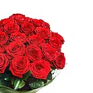 Italië bloemen bloemist- 24 Rode Rozen Boeket/bloemstuk