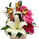Hatem flowers  -  Soft Combo Flower Bouquet/Arrangement