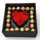 Hatem flowers  -  Black Box Flower Bouquet/Arrangement