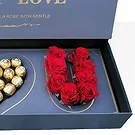 Hatem flowers  -  Love Cosine Flower Bouquet/Arrangement