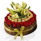 Hatem flowers  -   Delightful Combination  Flower Bouquet/Arrangement