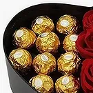 Hatem flowers  -  Heartfelt Delight Box Flower Bouquet/Arrangement