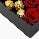 Hatem flowers  -  Heartfelt Delight Box Flower Bouquet/Arrangement