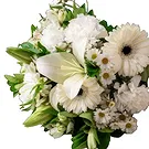 Chile flowers  -  White Elegance Flower Bouquet/Arrangement