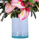 Metlika bunga- Sejambak bunga anthurium merah jambu Sejambak/gubahan bunga
