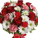 Guaico bloemen bloemist- HUGS & KISSES RODE ROZEN Boeket/bloemstuk