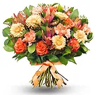 Oman flowers  -  Bouquet of orange flowers Flower Bouquet/Arrangement