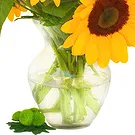Oman flowers  -  Sunflowers in Vase Flower Bouquet/Arrangement