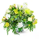 Villsharad blomster- Begravelse hvid buket Blomst buket/Arrangement