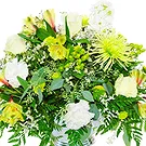Villsharad blomster- Begravelse hvid buket Blomst buket/Arrangement