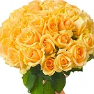 Dvorjane Blumen Florist- Strauß mit 50 gelben Rosen Bouquet/Blumenschmuck