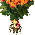 Ipsach Blumen Florist- Strauß aus 24 orangen Rosen Bouquet/Blumenschmuck