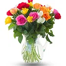 Oman flowers  -  Multi-coloured roses bouquet Flower Bouquet/Arrangement