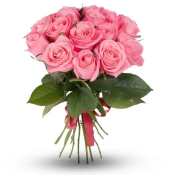 Costa Rica Online Florist - Bukett rosa rosor Bukett