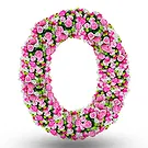 Saint Thomas flowers  -  Funeral wreath of pink flowers Flower Bouquet/Arrangement
