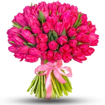 WeekFlowers Online çiçekçi - 50 pembe lale buketi Buket