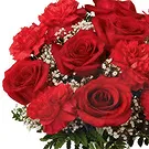 Montego Bay Blumen Florist- Roter Blumenstrauß mit Sekt Bouquet/Blumenschmuck