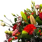 Ghent kukat- Eloisat ruusut ja Lisianthus Charm Kukka kukkakimppu