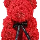 Mayo Blumen Florist- Luxus rote Rose Teddy Bouquet/Blumenschmuck