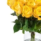 Amsterdam-Zuidoost flowers  -  Yellow roses (40 cm) Flower Bouquet/Arrangement