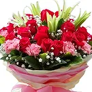 China flowers  -  Rainbow Flower Bouquet/Arrangement