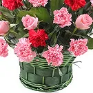 China flowers  -  Romantic Pink Roses and Carnations Bouquet Flower Bouquet/Arrangement