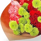 China flowers  -  Elegant Carnation and Chrysanthemum Bouquet Flower Bouquet/Arrangement