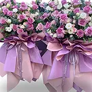 China flowers  -  Luxurious Mixed Flower Standing Basket Flower Bouquet/Arrangement