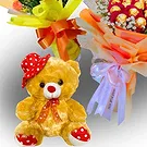 Asipulo flowers  -  Exquisite Assorted Roses Flower Bouquet/Arrangement