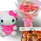 Asipulo flowers  -  Ethereal Pink Flower Bouquet/Arrangement