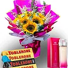 Lupi blomster- Duft og chokolade Blomst buket/Arrangement