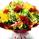 Subic flowers  -  Peruvian Lilies Flower Bouquet/Arrangement