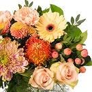 Amsterdam-Zuidoost flowers  -  Peach Glow Flower Bouquet/Arrangement