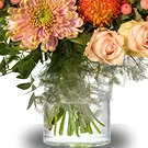 Amsterdam-Zuidoost flowers  -  Peach Glow Flower Bouquet/Arrangement