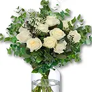 Holland flowers  -  White Roses Bouquet Flower Bouquet/Arrangement