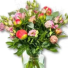 Amsterdam-Zuidoost flowers  -  Peony Bouquet Sanne Flower Bouquet/Arrangement