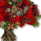 United Arab Emirates flowers  -  Romantic Red Rose and Carnation Flower Bouquet/Arrangement