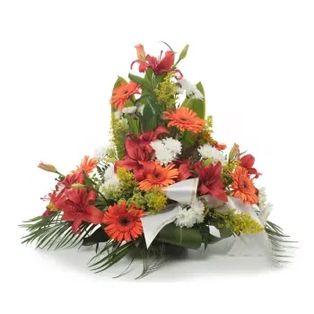 Флоренция цветя- Аранжировка с цветя за мъртвите