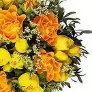 Triesenberg-virágok- Naptűz Virágkötészeti csokor