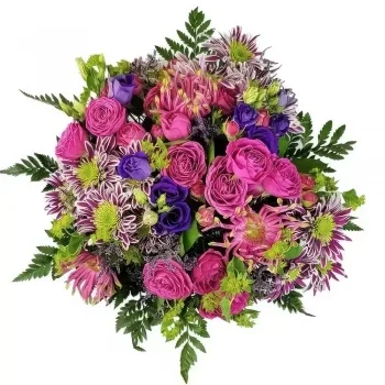 Vaduz Blumen Florist- Rosa Zebra Bouquet/Blumenschmuck