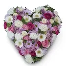 fiorista fiori di Schellenberg- Cuore pastello Bouquet floreale