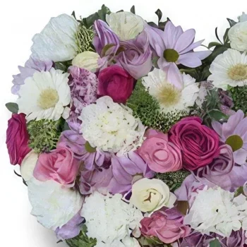 Ζυρίχη λουλούδια- Παστέλ Καρδιά Μπουκέτο/ρύθμιση λουλουδιών