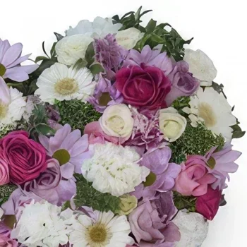 Ζυρίχη λουλούδια- Παστέλ Καρδιά Μπουκέτο/ρύθμιση λουλουδιών