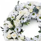 fiorista fiori di Schellenberg- Corona Bianca Bouquet floreale