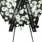 Getk Blumen Florist- Weißer Kranz Bouquet/Blumenschmuck