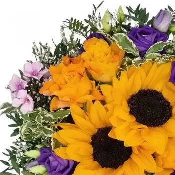 ציריך פרחים- אהבת קיץ זר פרחים/סידור פרחים